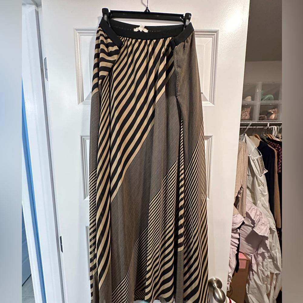 Pleione Maxi Skirt with Stripes